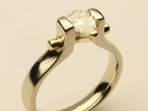 e6189 0.42ct.pear shaped solitaire