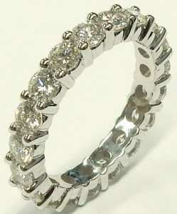 e9539 2.34ct. tw. 18 karat diamond eternity ring