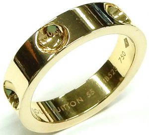 Stainless Steel Ring Size 10.5 Single Bevel Centered Sculpted Finish Golden Anodized Heavy Metal Series 20mm Inside 