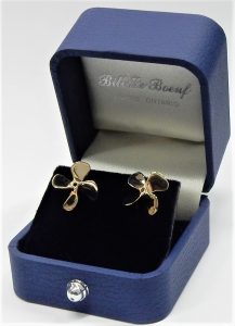 Genuine 9CT Yellow Gold 27mm Sleepers Earrings 0.90 Grams Gift Boxed