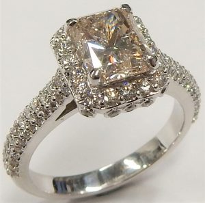W Sterling Silver 0.77ct Garnet & Diamond Eternity Engagement Ring Sizes J