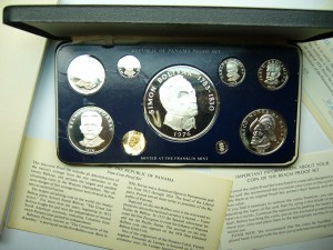 Panama coins set 1976