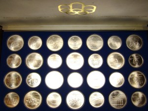 e8059.1 Olympic coin set Montreal 1976