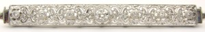 e8196 art deco 18kt diamond brooch