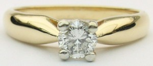 8244.1 0.31ct I1-I 14kt solitatire