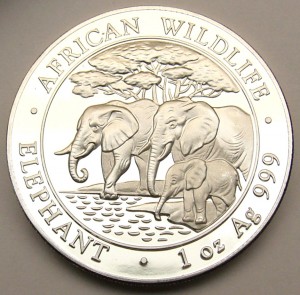 Somali Rebublic 100 Shilling fine silver coin 1 ounce