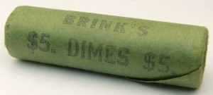 002 centenial dime roll