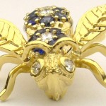 e8342.1 Birks bee brooch