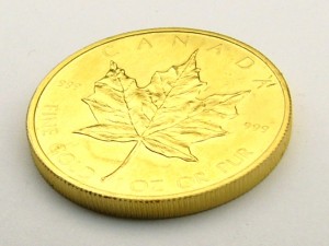 e8618 Canadian maple leaf gold coin 1 oz.