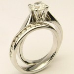 e8624.1 Canadian diamond ring set