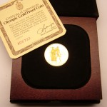 Olympic gold coin