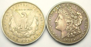 1988 1921 Morgan dollar