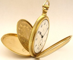 e8495.2 Omega 21 jewel 5 adjustment pocket watch