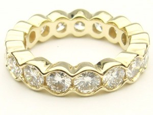 e8901 2.66ct. eternity ring yellow gold