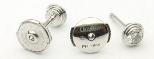 e8914.3 Cartier diamond stud earrings B8041400