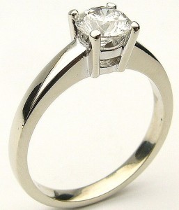 e9005 0.74ct SI2-H white gold solitaire Jeff Walters