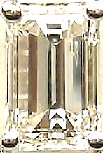 e9018 1.02ct. I1-H emerald cut diamond pendant