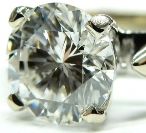 e9024 1.03ct. SI2-F GIA cert. 18kt. solitaire