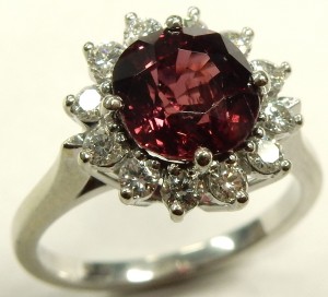 e9483.1 BIRKS ruby and diamond ring