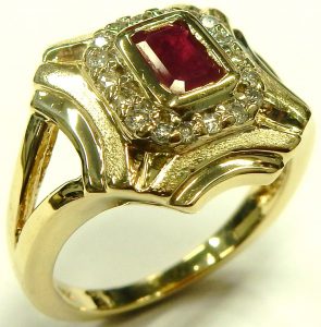 e9964-emerald-cut-ruby-and-diamond-ring-14-karat