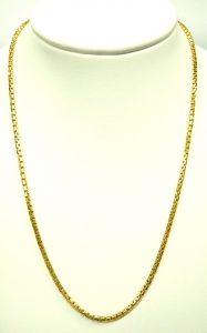 e10281 18 karat 2.0mm box link necklace 002