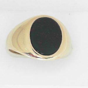 14 Karat Yellow With Finger Size 8.5 
 Gram Weight 4.99
