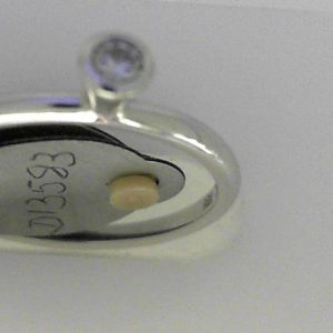 Diamond Engagement Ring
14 Karat White Engagement Ring 0.09twt
Finger Size 6.25 Gram Weight 2.06gram weight Width: 1.75
1 Center Diamond 0.09ct Shape: Round 0.09