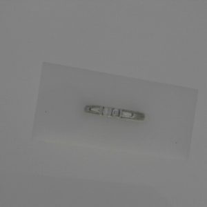 Diamond Wedding/Anniversary Ring 
14 Karat White Wedding/Anniversary Ring 
Finger Size 6 
 Center Diamond Shape: Various Shapes; Clarity: SI; Colour: F/G 0.2