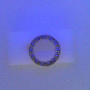 Estate Diamond Anniversary Ring
18 Karat White Estate Anniversary Ring
Finger Size 6 Gram Weight 5.1
14 Center Diamonds Shape: Round; Clarity: VS-SI; Colour: I 5.61