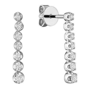 Diamond Earrings
14 Karat White Diamond Earrings
Gram Weight 1.85
14 Center Diamonds Shape: Round 0.22