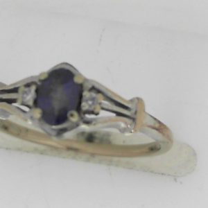 Alexandrite Estate Ring
18 Karat White Alexandrite Ring With Finger Size 5
Gram Weight 1.75
1 Center Alexandrite 0.24ct Shape: Oval With 2 Round Diamonds