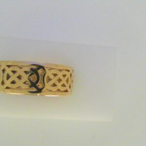 Yellow 14 Karat Polished Band Estate Ring Width 8 mm
Size: 9
Gram Weight 7 gr