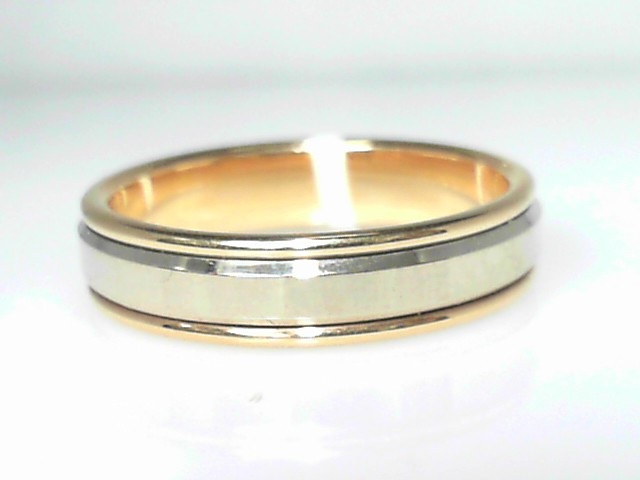 Yellow/White 14 Karat Polished Band Ring
Size: 10
Gram Weight 6.78 gr