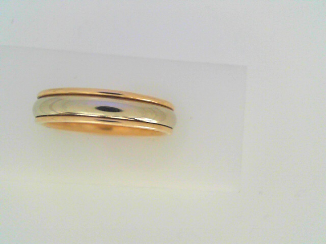 Yellow/White 14 Karat Polished Band Ring
Size: 10
Gram Weight 7.43 gr