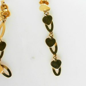 Yellow 14 Karat Polished Drop Estate Earring
Gram Weight 2.74 gr