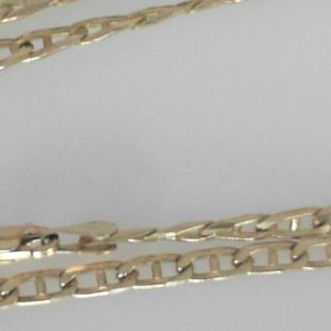 Yellow 10 Karat Polished Marine Chain 
Length 18 in 
Gram Weight 11.6 gr