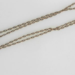 Yellow 10 Karat Polished Rope Estate Chain 
Length 20 in 
Gram Weight 2.51 gr