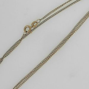 Yellow 14 Karat Polished Curb Estate Chain
Length 24 in
Gram Weight 3.86 gr