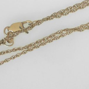 Yellow 14 Karat Polished Cable Link Estate Chain
Length 20 in
Gram Weight 3.38 gr