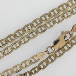 Yellow 10 Karat Polished Marine Estate Chain 
Length 22 in 
Gram Weight 7.97 gr