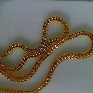 Yellow 18 Karat Polished Foxtail Estate Chain
Length 21 in
Gram Weight 29 gr
