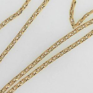 Yellow 14 Karat Polished Width 1.7 mm
Length 18 in
Gram Weight 4.61 gr