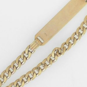 Yellow 18 Karat Polished Curb Estate Bracelet
Length 7 in
Gram Weight 4.47 gr