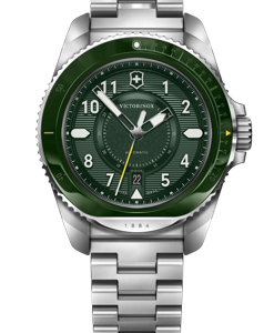 Victorinox Swiss Army 242015 Automatic Watch
StainlessSteel White Bracelet Deployment SS