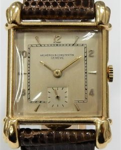 18K yellow gold Vacheron watch