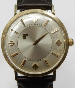 Gents Longines "Mystery Dial" 14kt. gold watch 9.3 grams net