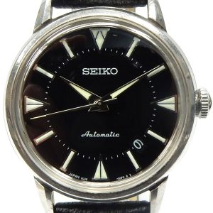 Gents Estate Watch SEIKO Sport 2022
Vendor Style #: SJE085 Alpinist 68
36.6 StainlessSteel Strap 
Dial:Black hash arrowhead
Box Included/Papers Included
Condition Fair
1 Year Warranty
