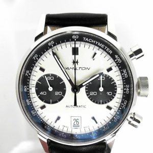 Gents Estate Watch Hamilton Chronograph 2024
Vendor Style #: H38416711 Intra-Matic Auto Chrono PF5TKLK70
40 StainlessSteel Strap 
Dial:Panda hash
Box Included/Papers Included
Condition Like New
1 Year Warranty