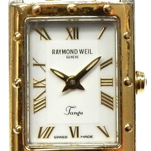 Ladies Estate Watch Raymond Weil Dress
Vendor Style #: 5971 Tango quartz K145586
18.6mm x 30.6mm StainlessSteel Bracelet
Dial:White Roman
Box Not Included/Papers Not Included
Condition fair
1 Year Warranty