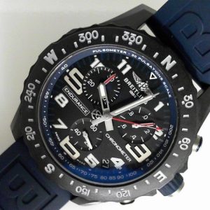 Estate Breitling Chronograph Year: 2024
Vendor Style #: X82310 Endurance Pro SN: 8094571
45mm CARBONOX
Dial: black/blue Arabic
Box Included/Papers Included
Condition Excellent
1 Year Warranty